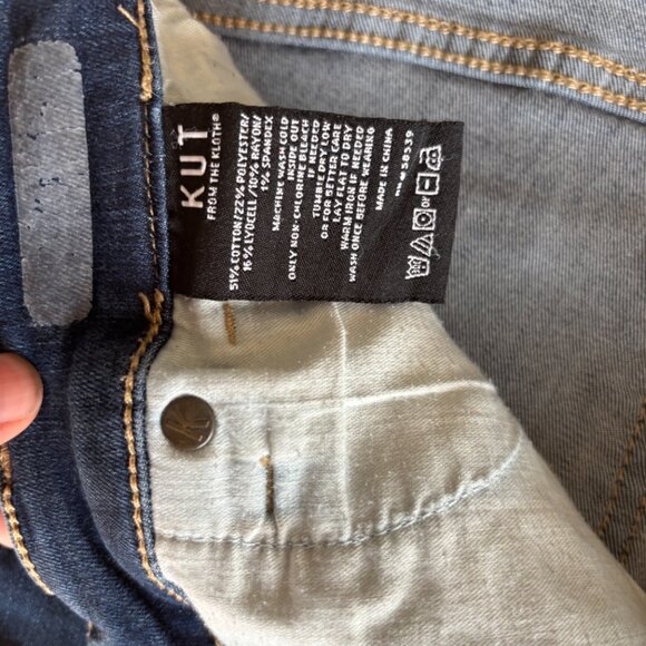 Kut From The Kloth Hi Rise Ankle Skinny Jeans 8 - Picture 3 of 5